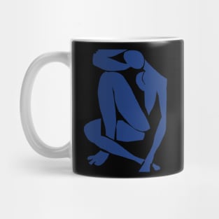 Matisse Cut Out Figure #5 Blue Mug